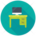 پیش‌نمایش فایل desk-487 از پک آیکن‌های مسطح مبلمان ۲