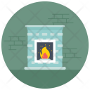 پیش‌نمایش فایل fireplace-197 از پک آیکن‌های مسطح مبلمان ۲