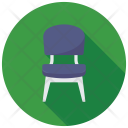 پیش‌نمایش فایل armless-chair-1 از پک آیکن‌های مسطح مبلمان ۱