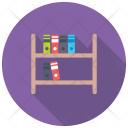 پیش‌نمایش فایل book-rack از پک آیکن‌های مسطح مبلمان ۱