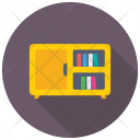 پیش‌نمایش فایل bookshelf-338 از پک آیکن‌های مسطح مبلمان ۱