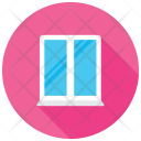 پیش‌نمایش فایل casement-window-2 از پک آیکن‌های مسطح مبلمان ۱