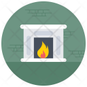 پیش‌نمایش فایل fireplace-198 از پک آیکن‌های مسطح مبلمان ۱