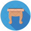 پیش‌نمایش فایل stool-table-1 از پک آیکن‌های مسطح مبلمان ۱