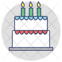 پیش‌نمایش فایل birthday-cake-69 از پک مجموعه آیکن تخت گوشه‌گرد خرید و تجارت – شماره ۳