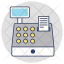 پیش‌نمایش فایل cash-register-58 از پک مجموعه آیکن تخت گوشه‌گرد خرید و تجارت – شماره ۳