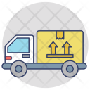 پیش‌نمایش فایل delivery-truck-178 از پک مجموعه آیکن تخت گوشه‌گرد خرید و تجارت – شماره ۳
