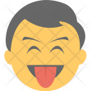 پیش‌نمایش فایل crazy-face-32 از پک مجموعه آیکن تخت شکلک‌ها – شماره ۶