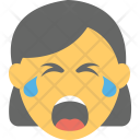 پیش‌نمایش فایل crying-83 از پک مجموعه آیکن تخت شکلک‌ها – شماره ۶