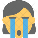 پیش‌نمایش فایل crying-84 از پک مجموعه آیکن تخت شکلک‌ها – شماره ۶