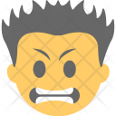 پیش‌نمایش فایل grimacing-face-14 از پک مجموعه آیکن تخت شکلک‌ها – شماره ۶