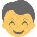 پیش‌نمایش فایل happy-face-16 از پک مجموعه آیکن تخت شکلک‌ها – شماره ۶