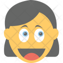 پیش‌نمایش فایل happy-girl-2 از پک مجموعه آیکن تخت شکلک‌ها – شماره ۶