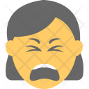 پیش‌نمایش فایل irritated-9 از پک مجموعه آیکن تخت شکلک‌ها – شماره ۶