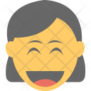 پیش‌نمایش فایل laughing-face-2 از پک مجموعه آیکن تخت شکلک‌ها – شماره ۶