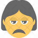 پیش‌نمایش فایل sad-face-41 از پک مجموعه آیکن تخت شکلک‌ها – شماره ۶