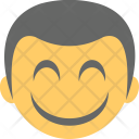 پیش‌نمایش فایل smiling-48 از پک مجموعه آیکن تخت شکلک‌ها – شماره ۶