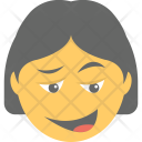 پیش‌نمایش فایل smirking-face-16 از پک مجموعه آیکن تخت شکلک‌ها – شماره ۶