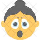 پیش‌نمایش فایل surprised-female-face از پک مجموعه آیکن تخت شکلک‌ها – شماره ۶