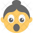 پیش‌نمایش فایل surprised-woman-face از پک مجموعه آیکن تخت شکلک‌ها – شماره ۶