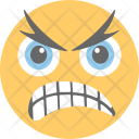 پیش‌نمایش فایل angry-face-11 از پک مجموعه آیکن تخت شکلک‌ها – شماره ۸