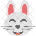 پیش‌نمایش فایل bunny-emoji-7 از پک مجموعه آیکن تخت شکلک‌ها – شماره ۸