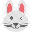 پیش‌نمایش فایل bunny-emoji از پک مجموعه آیکن تخت شکلک‌ها – شماره ۸