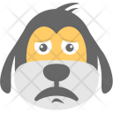 پیش‌نمایش فایل dog-face-2 از پک مجموعه آیکن تخت شکلک‌ها – شماره ۸