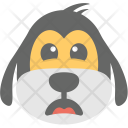 پیش‌نمایش فایل dog-face-7 از پک مجموعه آیکن تخت شکلک‌ها – شماره ۸