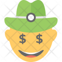 پیش‌نمایش فایل dollar-eyes-emoji-9 از پک مجموعه آیکن تخت شکلک‌ها – شماره ۸