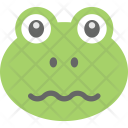 پیش‌نمایش فایل frog-emoji-7 از پک مجموعه آیکن تخت شکلک‌ها – شماره ۸