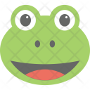 پیش‌نمایش فایل frog-emoji از پک مجموعه آیکن تخت شکلک‌ها – شماره ۸