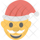 پیش‌نمایش فایل santa-smiling-1 از پک مجموعه آیکن تخت شکلک‌ها – شماره ۸