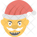 پیش‌نمایش فایل santa-smiling از پک مجموعه آیکن تخت شکلک‌ها – شماره ۸