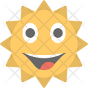 پیش‌نمایش فایل sun-face-emoji-1 از پک مجموعه آیکن تخت شکلک‌ها – شماره ۸