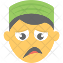 پیش‌نمایش فایل depressed-face-1 از پک مجموعه آیکن تخت شکلک‌ها – شماره ۷