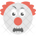 پیش‌نمایش فایل grimacing-clown از پک مجموعه آیکن تخت شکلک‌ها – شماره ۷