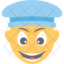 پیش‌نمایش فایل grinning-17 از پک مجموعه آیکن تخت شکلک‌ها – شماره ۷