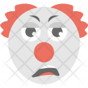 پیش‌نمایش فایل sad-clown-1 از پک مجموعه آیکن تخت شکلک‌ها – شماره ۷
