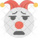 پیش‌نمایش فایل sad-clown-3 از پک مجموعه آیکن تخت شکلک‌ها – شماره ۷