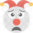 پیش‌نمایش فایل sad-clown-4 از پک مجموعه آیکن تخت شکلک‌ها – شماره ۷
