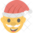 پیش‌نمایش فایل santa-smiling-3 از پک مجموعه آیکن تخت شکلک‌ها – شماره ۷