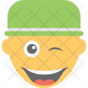پیش‌نمایش فایل winking-face-22 از پک مجموعه آیکن تخت شکلک‌ها – شماره ۷