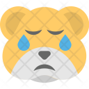 پیش‌نمایش فایل bear-emoji-10 از پک مجموعه آیکن تخت شکلک‌ها – شماره ۹