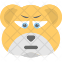 پیش‌نمایش فایل bear-emoji-13 از پک مجموعه آیکن تخت شکلک‌ها – شماره ۹