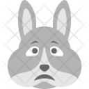 پیش‌نمایش فایل bunny-emoji-10 از پک مجموعه آیکن تخت شکلک‌ها – شماره ۹