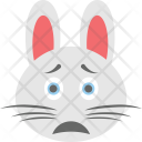 پیش‌نمایش فایل bunny-emoji-9 از پک مجموعه آیکن تخت شکلک‌ها – شماره ۹