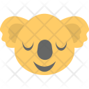 پیش‌نمایش فایل koala-face-10 از پک مجموعه آیکن تخت شکلک‌ها – شماره ۹