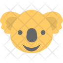 پیش‌نمایش فایل koala-face-11 از پک مجموعه آیکن تخت شکلک‌ها – شماره ۹