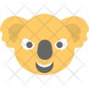 پیش‌نمایش فایل koala-face-12 از پک مجموعه آیکن تخت شکلک‌ها – شماره ۹